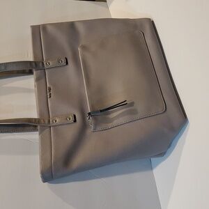 Nine West Gray Purse Tote Laptop Bag